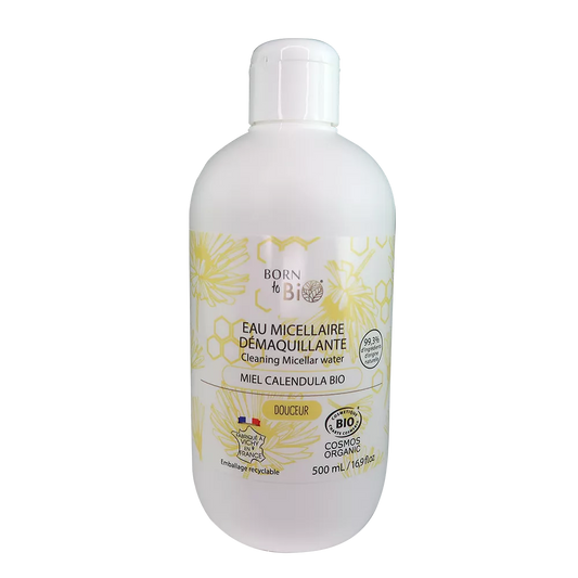 Calendula Honey Micellar Makeup Remover Water 500mL - Certified organic-0