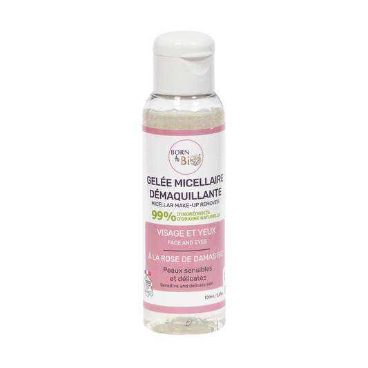Micellar cleansing jelly - With certified organic Damascus Rose-0