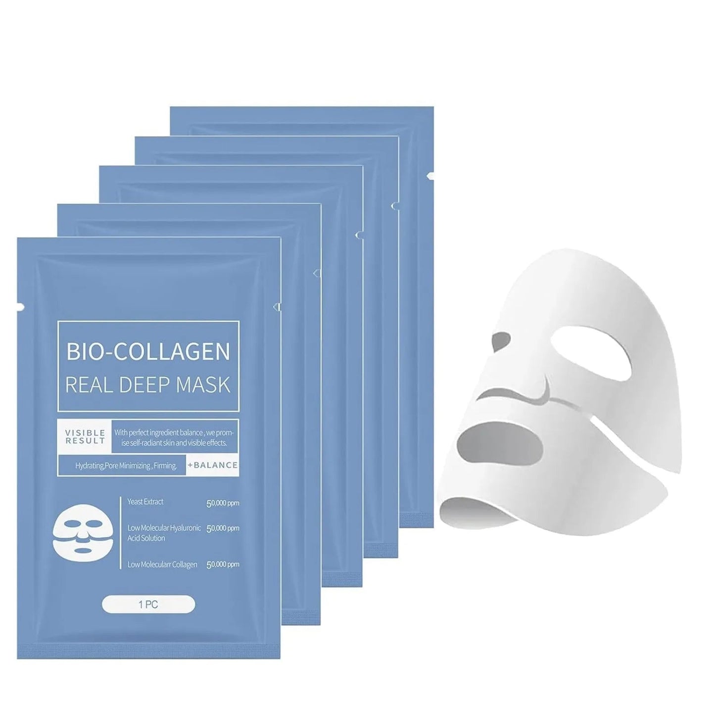 Bio Collageen Masker (set van 5 stuks) - Nueva Nova