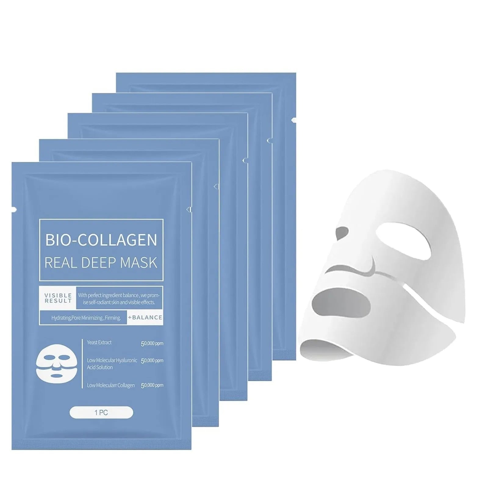 Bio Collageen Masker (set van 5 stuks) - Nueva Nova