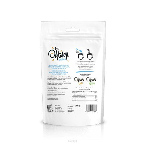 BIO OATMEAL PROTEIN - PUMPKIN AND MACA-1