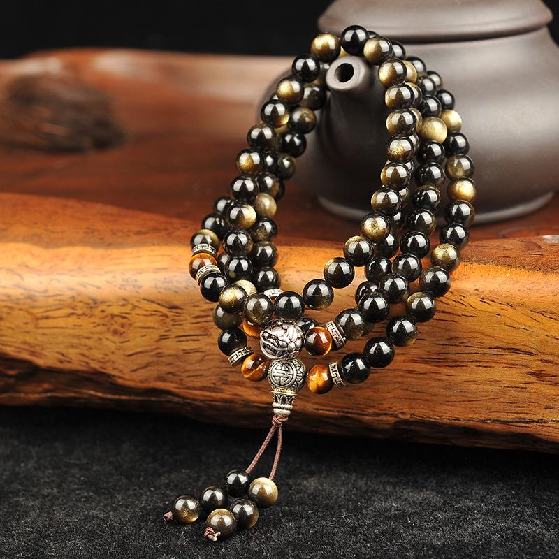 Revitalize Your Spirit with the Stylish Black Energy Obsidian Bracelet