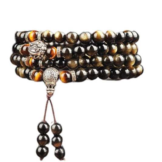 Revitalize Your Spirit with the Stylish Black Energy Obsidian Bracelet