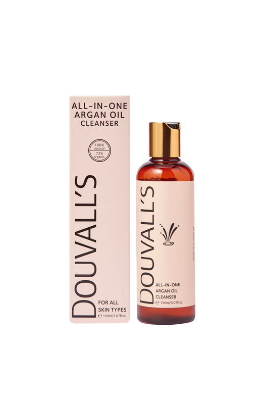 All-in-One Organic Argan Oil Cleanser 150ml | Deep Cleansing and makeup removing-0