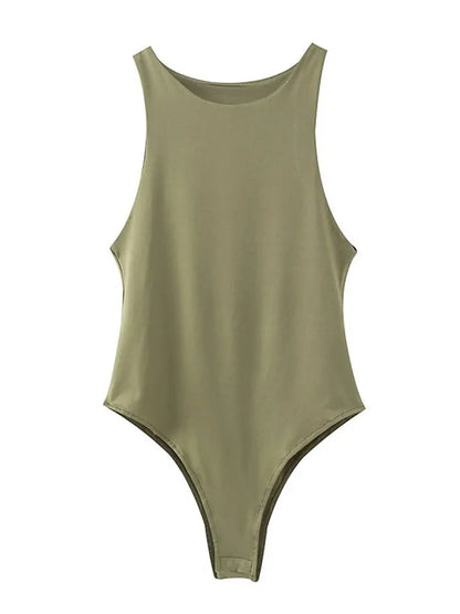 Chique Zomer Bodycon Bodysuits voor Dames - Sexy Slim Fit in 8 Verbluffende Kleuren, Perfect voor Informele Uittrekken en Nachtclubs!