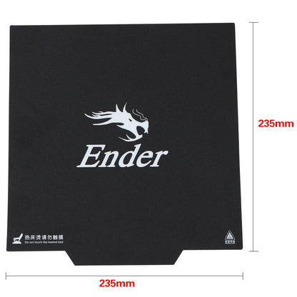 Verbeterde Creality Ender-3 Magnetische Bed Upgrade - 235mm x 235mm voor Superieure Bouwkwaliteit