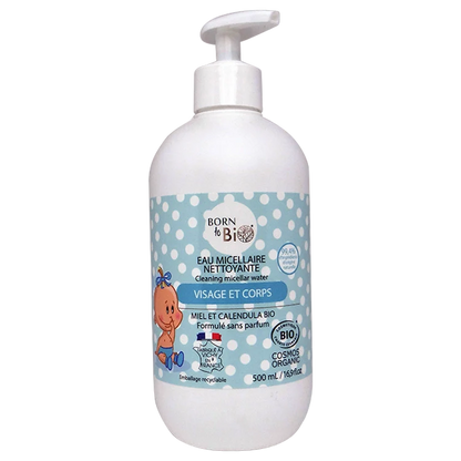 Baby Micellar Cleansing Water 500mL - Certified organic-0