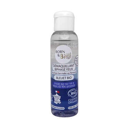 Waterproof Bi-Phase Cornflower Eye Makeup Remover - Certified organic-0
