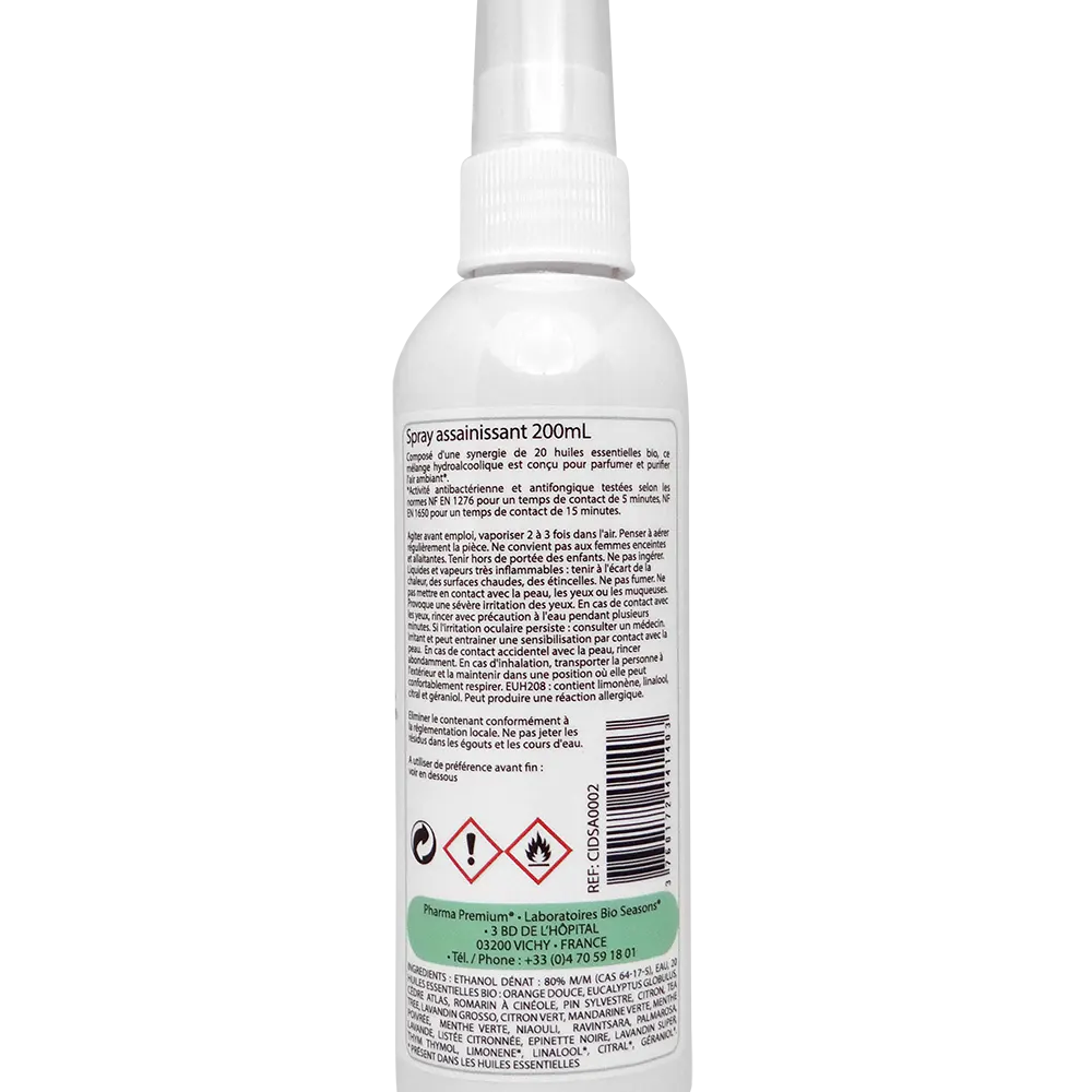 Sanitizing Spray 20 organic essential oils-1