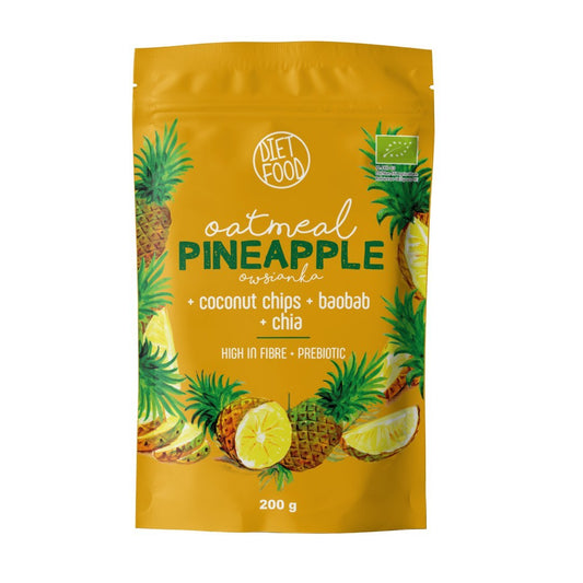 Diet-Food BIO OATMEAL PINEAPPLE WITH PREBIOTIC-0