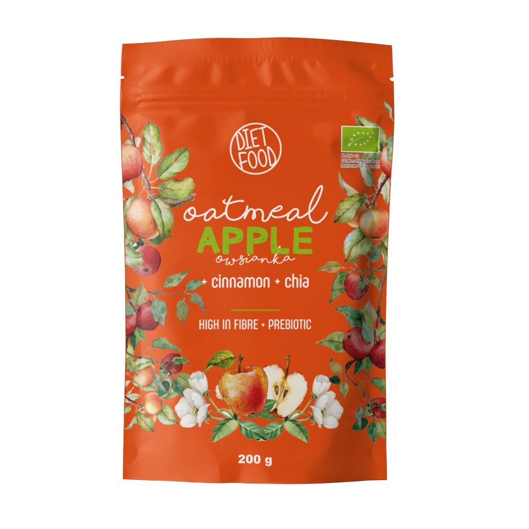 Diet-Food BIO OATMEAL APPLE WITH PREBIOTIC-0