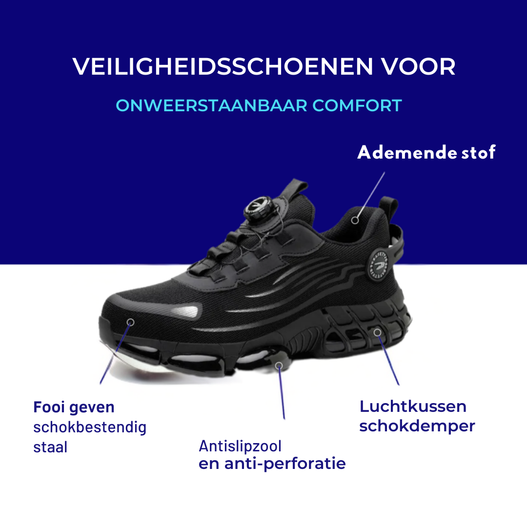 OrthoWork | Premium Orthopedische Veiligheidschoenen voor Ultiem Comfort en Bescherming