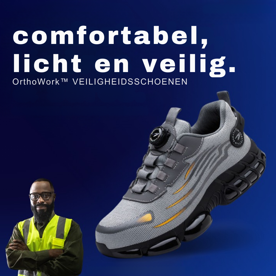 OrthoWork | Premium Orthopedische Veiligheidschoenen voor Ultiem Comfort en Bescherming