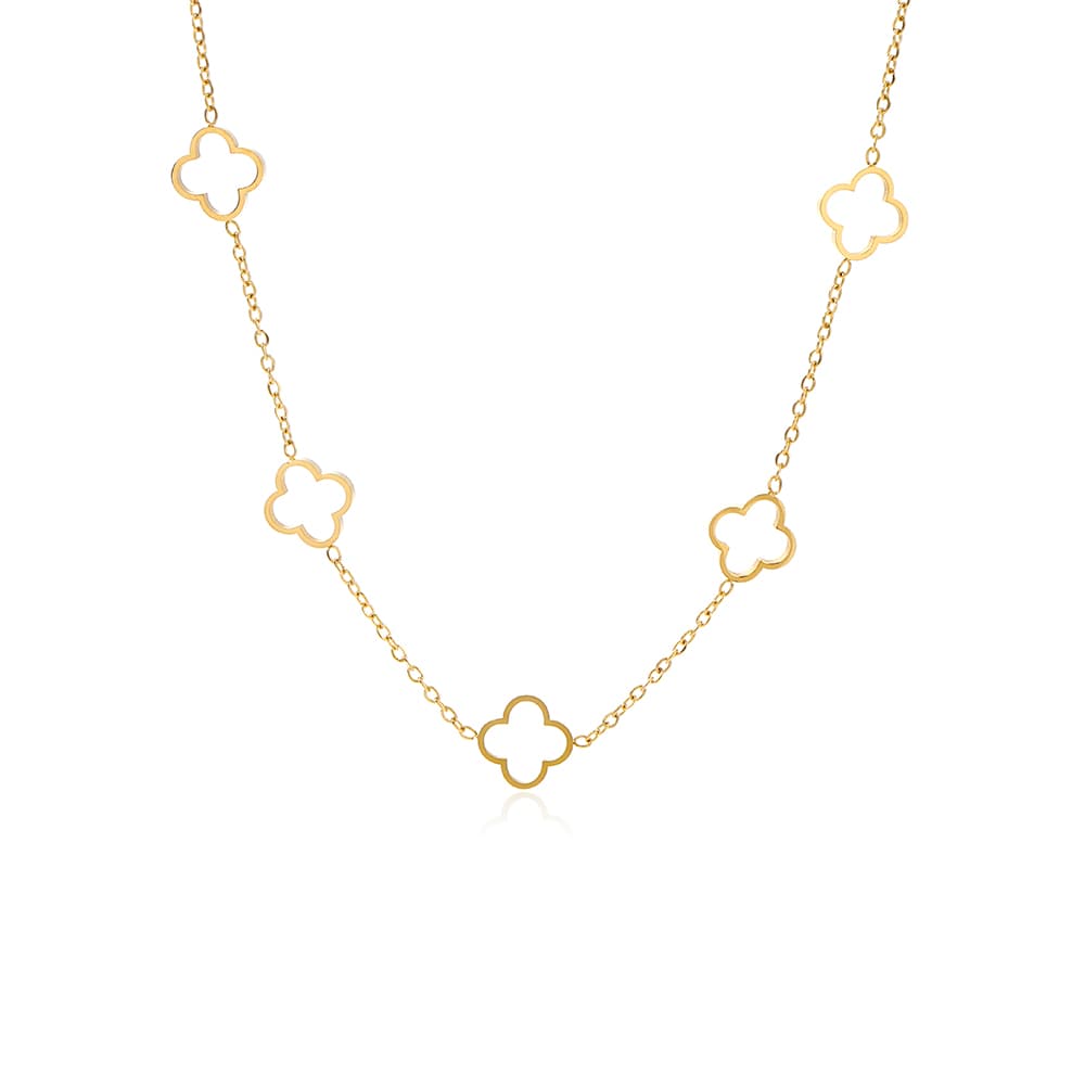 CharmLeaf - Betoverende Gouden Klaverhanger voor Geluk