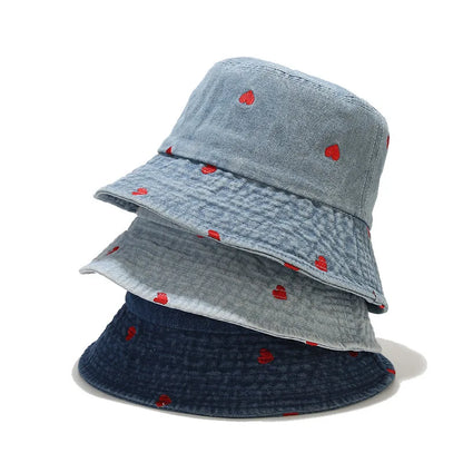 NIELS - Stijlvolle Unisex Vintage Gewassen Denim Bucket Hat