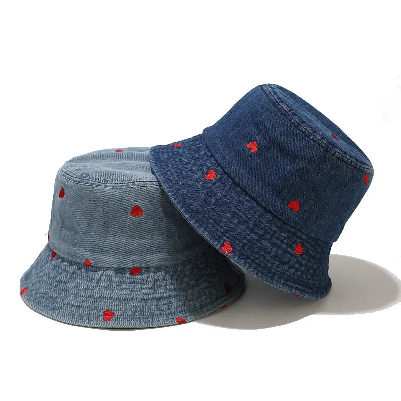 NIELS - Stijlvolle Unisex Vintage Gewassen Denim Bucket Hat