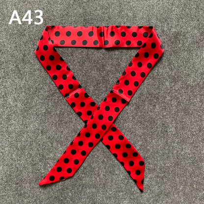 Chique Zijde Sjaal voor Vrouwen - Veelzijdige 4x100cm Strik voor Haar, Tassen en Accessoires!