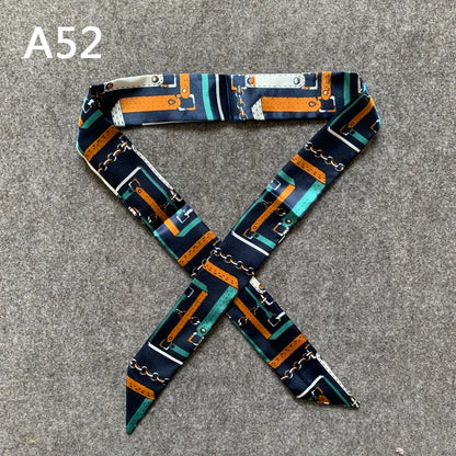 Chique Zijde Sjaal voor Vrouwen - Veelzijdige 4x100cm Strik voor Haar, Tassen en Accessoires!
