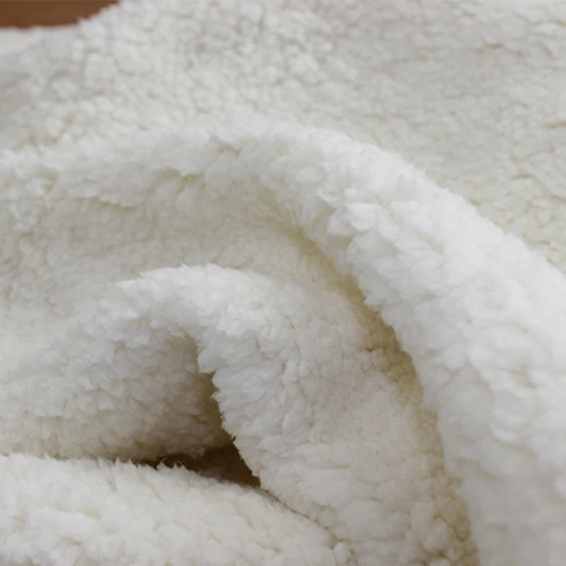 Lamb Velvet Fabric Thick Winter Plush Super Soft Teddy Fabric Sewing Material for Coats Jackets Blankets DIY