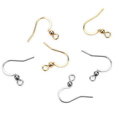 50 Premium Gouden Verstevigde Roestvrijstalen Hypoallergene Oorringen - Perfect voor DIY Sieraadcreaties (17*20mm)