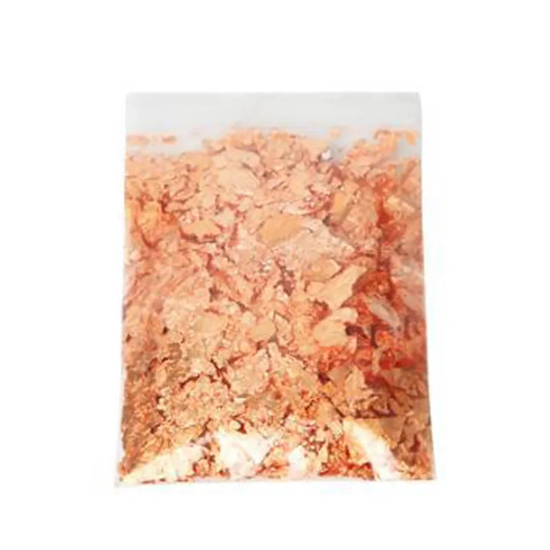 Gold Silver Rose Gold Leaf Flakes for Candles | Decorative Metal Foil | Candle Making Supplies for Wax & Resin
