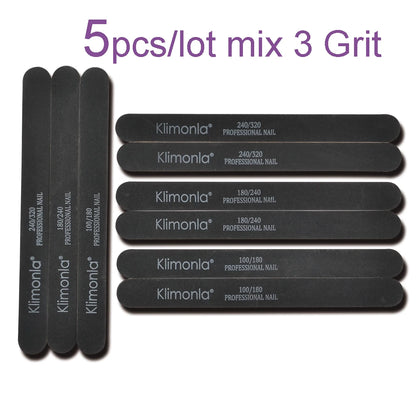 Professionele Houten Vijlenset - 5/10/20 Stukken met 100/180/240/320 Korrel Schuurpapier voor Perfecte Manicure en Pedicure Polijstgereedschap
