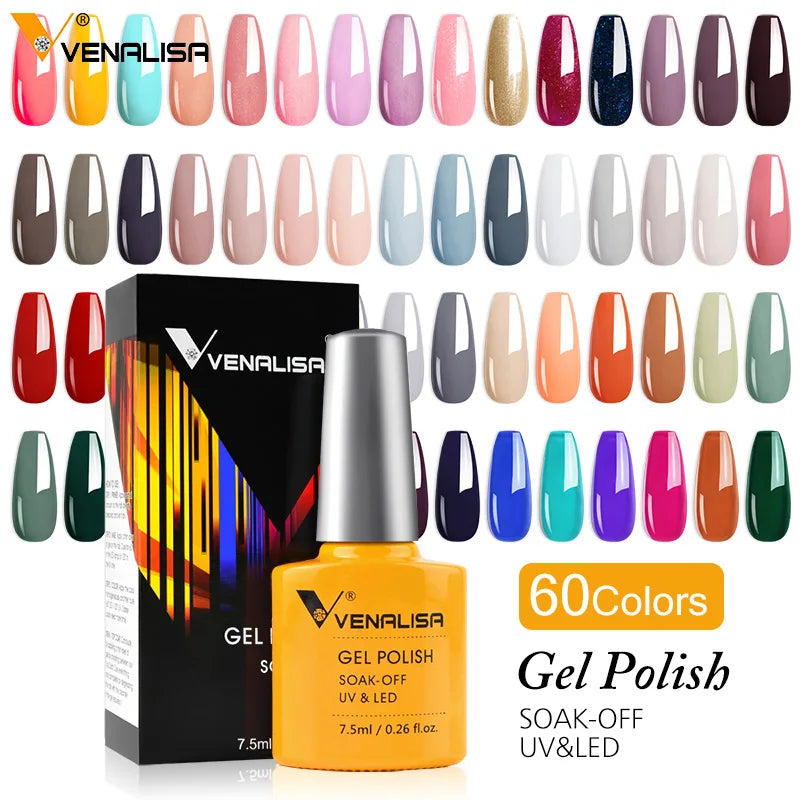 Premium Venalisa Gel Nagellak - Levendige Kleur, Soak Off, UV/LED, Langdurige Lak voor een Onverslaanbare Prijs!