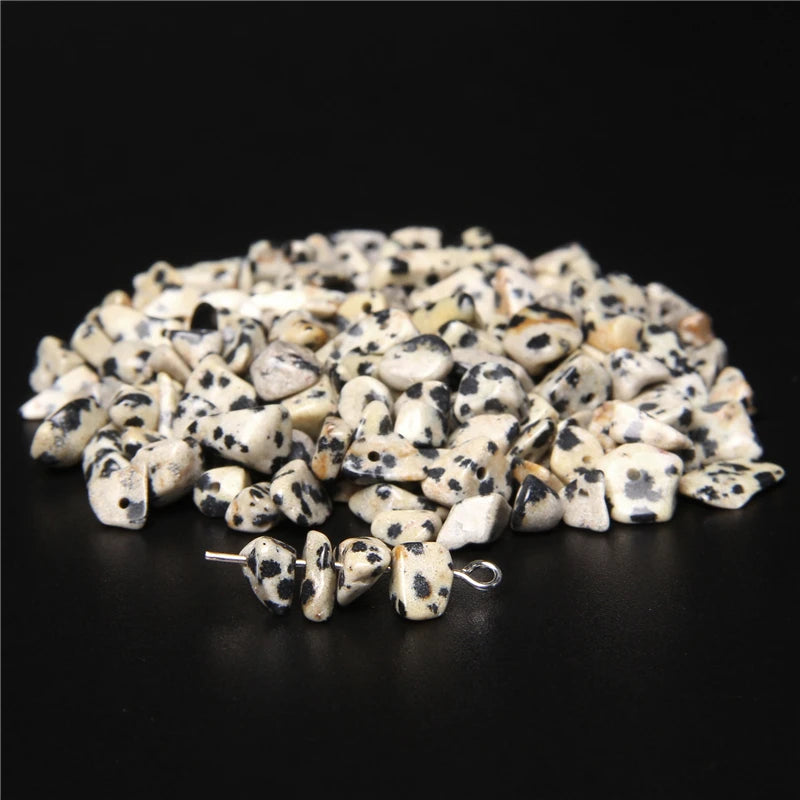 Natural Rose Quartz Chip Beads 5-8mm Irregular Stone Strand 15.5 Inch for Jewelry Making DIY Bracelet Necklace Supplies