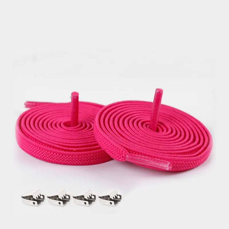 Elastische veters zonder knopen voor moeiteloze buitensneakers - Snelle en veilige pasvorm voor kinderen en volwassenen! Ideale luie veters voor iedereen!