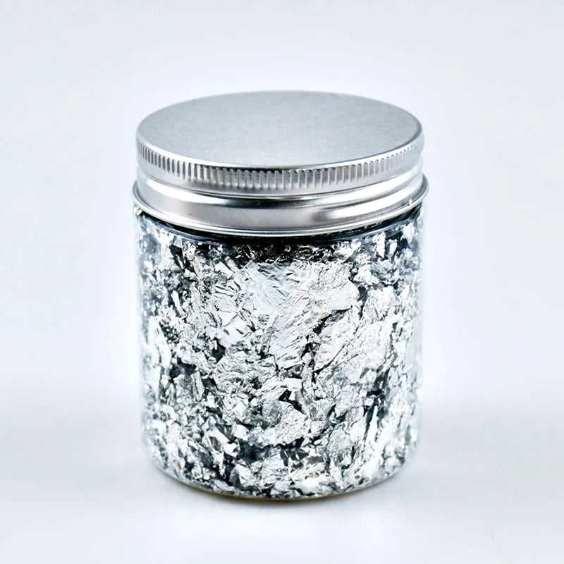 Gold Silver Rose Gold Leaf Flakes for Candles | Decorative Metal Foil | Candle Making Supplies for Wax & Resin