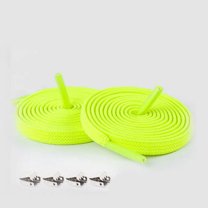 Elastische veters zonder knopen voor moeiteloze buitensneakers - Snelle en veilige pasvorm voor kinderen en volwassenen! Ideale luie veters voor iedereen!