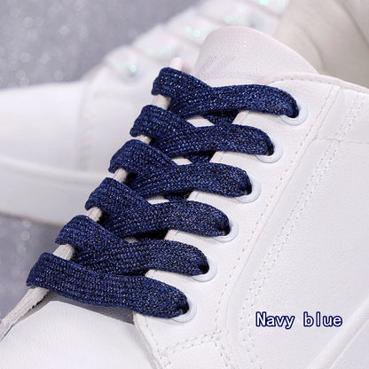 Stijlvolle Sprankelende Veters in Levendige Kleuren voor Sport Sneakers en Boots - 1CM Breed - 1 Paar