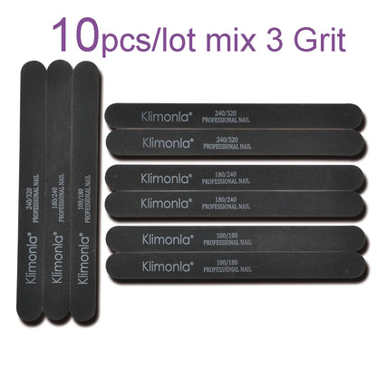 Professionele Houten Vijlenset - 5/10/20 Stukken met 100/180/240/320 Korrel Schuurpapier voor Perfecte Manicure en Pedicure Polijstgereedschap