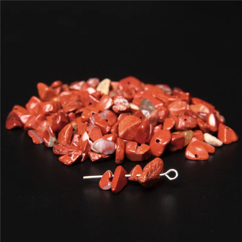 Natural Rose Quartz Chip Beads 5-8mm Irregular Stone Strand 15.5 Inch for Jewelry Making DIY Bracelet Necklace Supplies