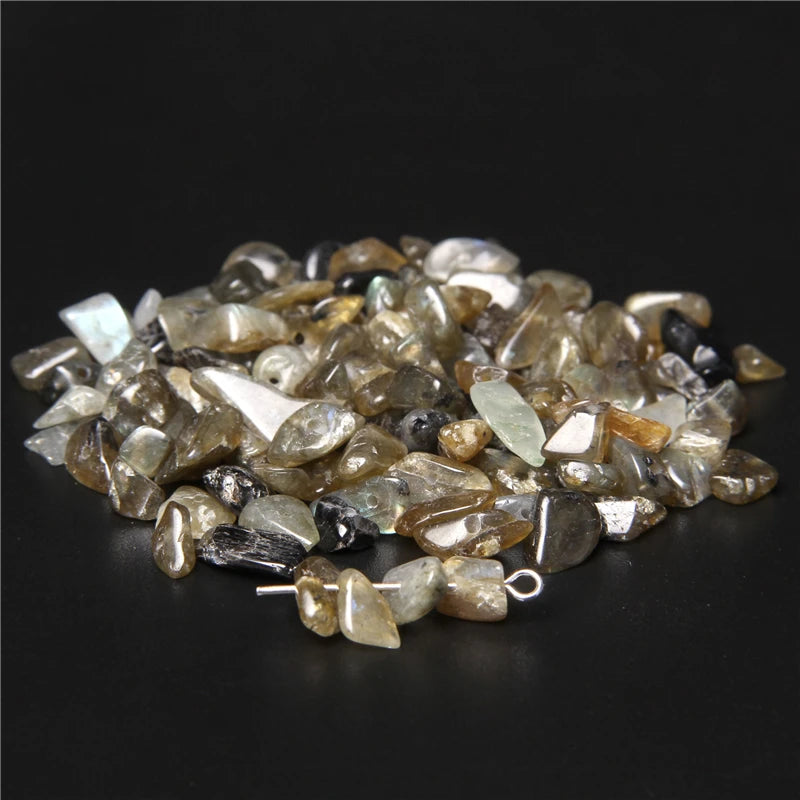 Natural Rose Quartz Chip Beads 5-8mm Irregular Stone Strand 15.5 Inch for Jewelry Making DIY Bracelet Necklace Supplies