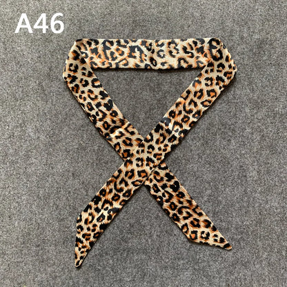 Chique Zijde Sjaal voor Vrouwen - Veelzijdige 4x100cm Strik voor Haar, Tassen en Accessoires!