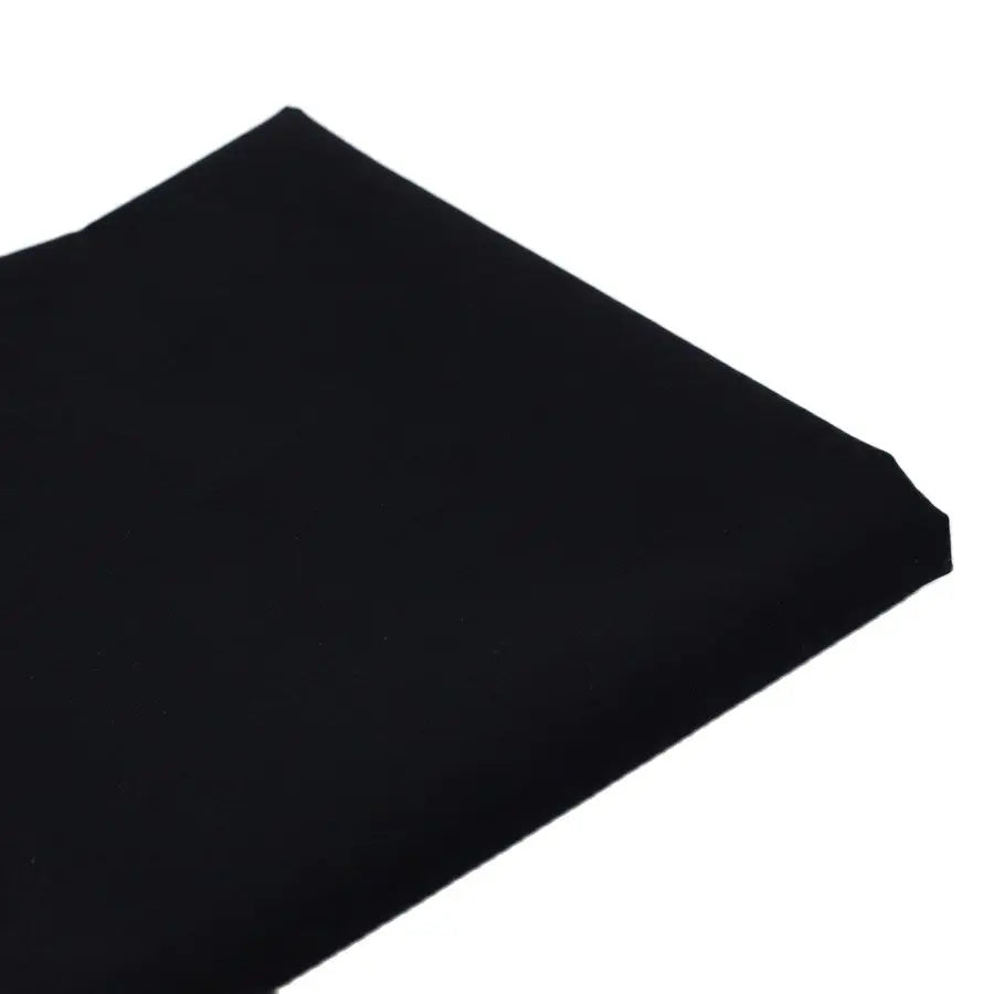 Pure Black Cotton Fabric 50x150cm Solid Woven Cotton Cloth for Sewing DIY Patchwork Garment Home Decor
