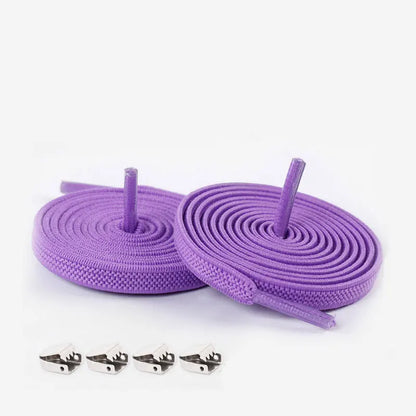 Elastische veters zonder knopen voor moeiteloze buitensneakers - Snelle en veilige pasvorm voor kinderen en volwassenen! Ideale luie veters voor iedereen!