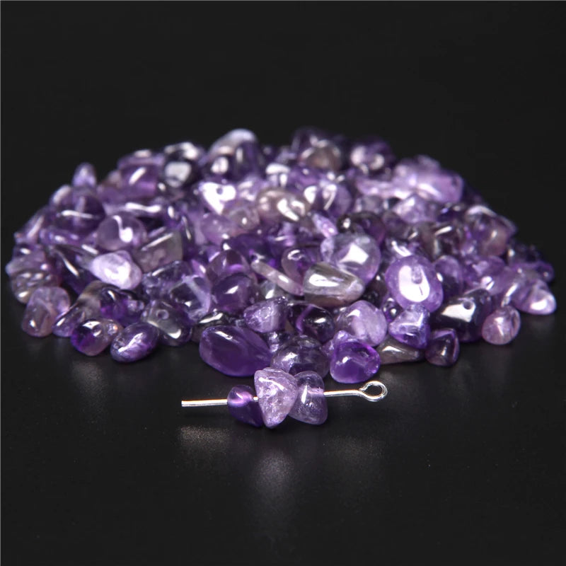 Natural Rose Quartz Chip Beads 5-8mm Irregular Stone Strand 15.5 Inch for Jewelry Making DIY Bracelet Necklace Supplies