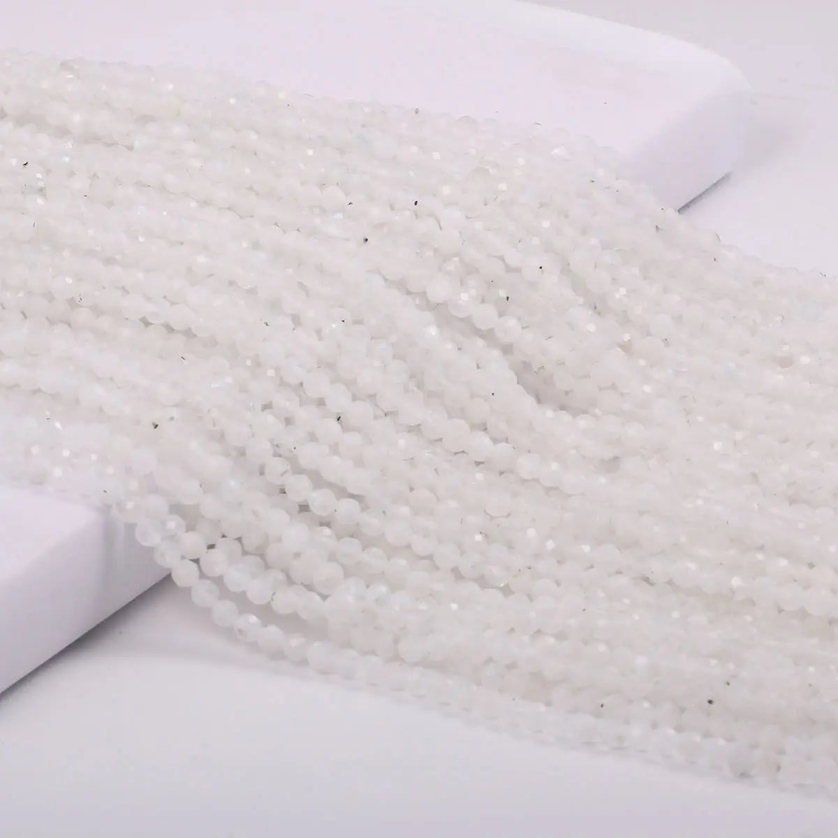 2mm 3mm Natural Garnet Faceted Beads 15 Inch Strand Small Round Gemstone Beads for DIY Bracelet Necklace Jewelry Making