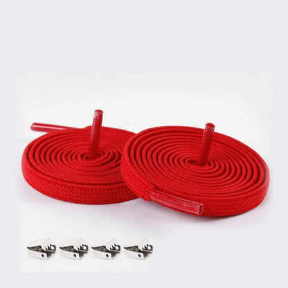 Elastische veters zonder knopen voor moeiteloze buitensneakers - Snelle en veilige pasvorm voor kinderen en volwassenen! Ideale luie veters voor iedereen!