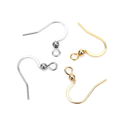 50 Premium Gouden Verstevigde Roestvrijstalen Hypoallergene Oorringen - Perfect voor DIY Sieraadcreaties (17*20mm)