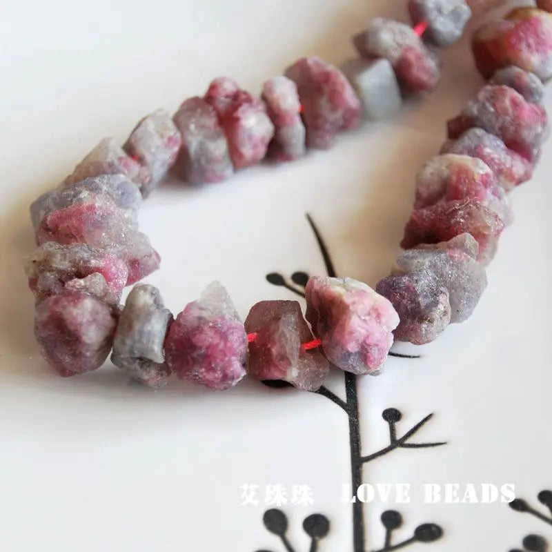 Natural Fluorite Amethyst Quartz Nugget Beads 7 Inch Half Strand Raw Gemstone Chips for Jewelry Making DIY Bracelet Supplies