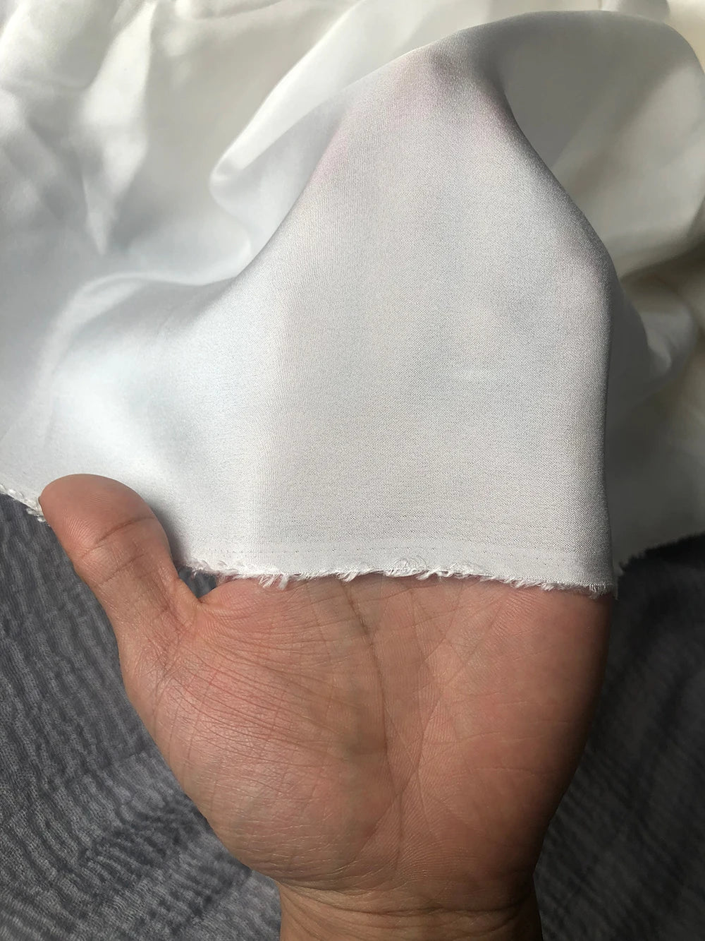 Natural White Undyed Silk Habutai Fabric 8 10 Momme Pure Mulberry Silk Lining for Dress Scarf DIY Painting Sewing