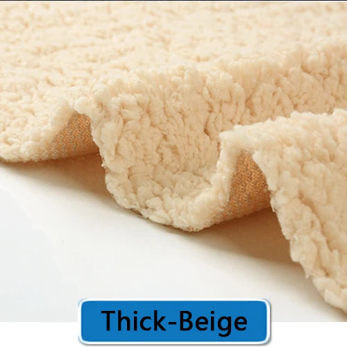 Lamb Velvet Fabric Thick Winter Plush Super Soft Teddy Fabric Sewing Material for Coats Jackets Blankets DIY