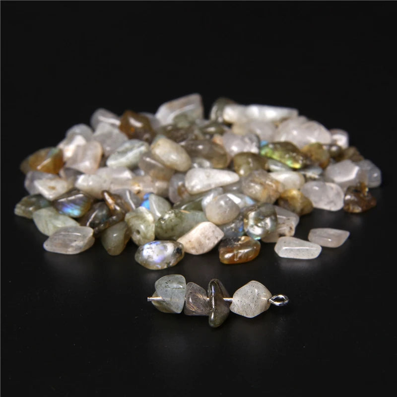 Natural Rose Quartz Chip Beads 5-8mm Irregular Stone Strand 15.5 Inch for Jewelry Making DIY Bracelet Necklace Supplies