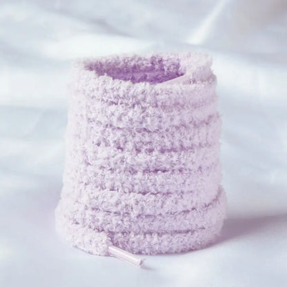 Schattige Zachte Roze, Witte en Zwarte Harige Veters voor Hoogtop Canvas Schoenen - Perfecte 140/160cm Lengte voor Mannen en Vrouwen!