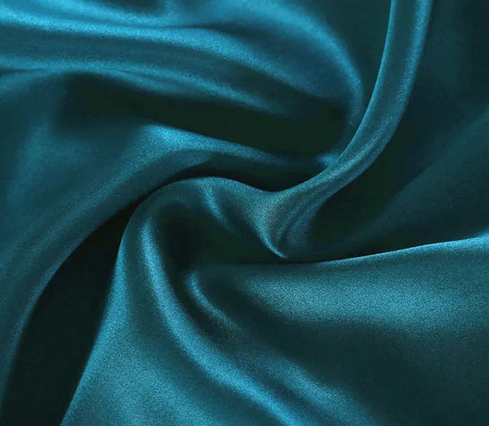 100% Mulberry Silk Fabric 114cm Wide Plain Dyed Solid Color Silk for Dresses Scarves Sewing by Meter