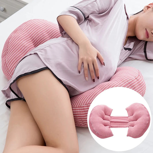 Ultimate U-vormige zwangerschapssteunpillow - Bamboevezel Katoen voor Comfort en Zijslapers! Perfect voor Verwachtende Moeders