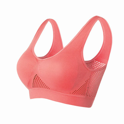 Ultieme Comfort S-6XL Hol Uit Vrouwen Sportbeha - Stijlvolle Fitness Yoga Hardloop Vest met Gevoerde Crop Top Ontwerp, Geen Draad voor Maximale Beweging
